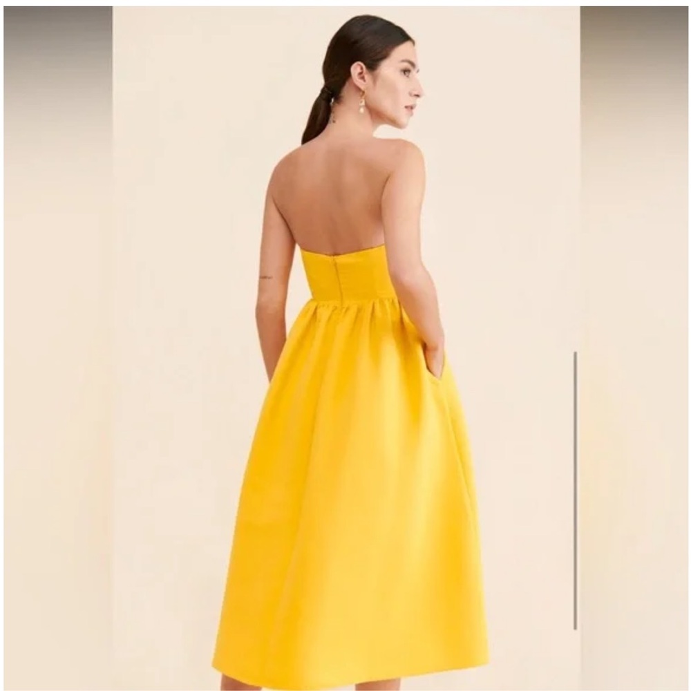 Sachin + Babi Yellow Midi Dress - Picture 10 of 10